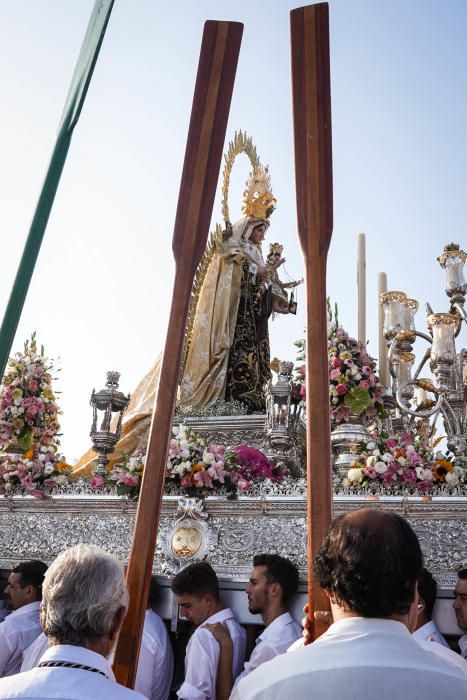 La Virgen del Carmen, en Pedregalejo