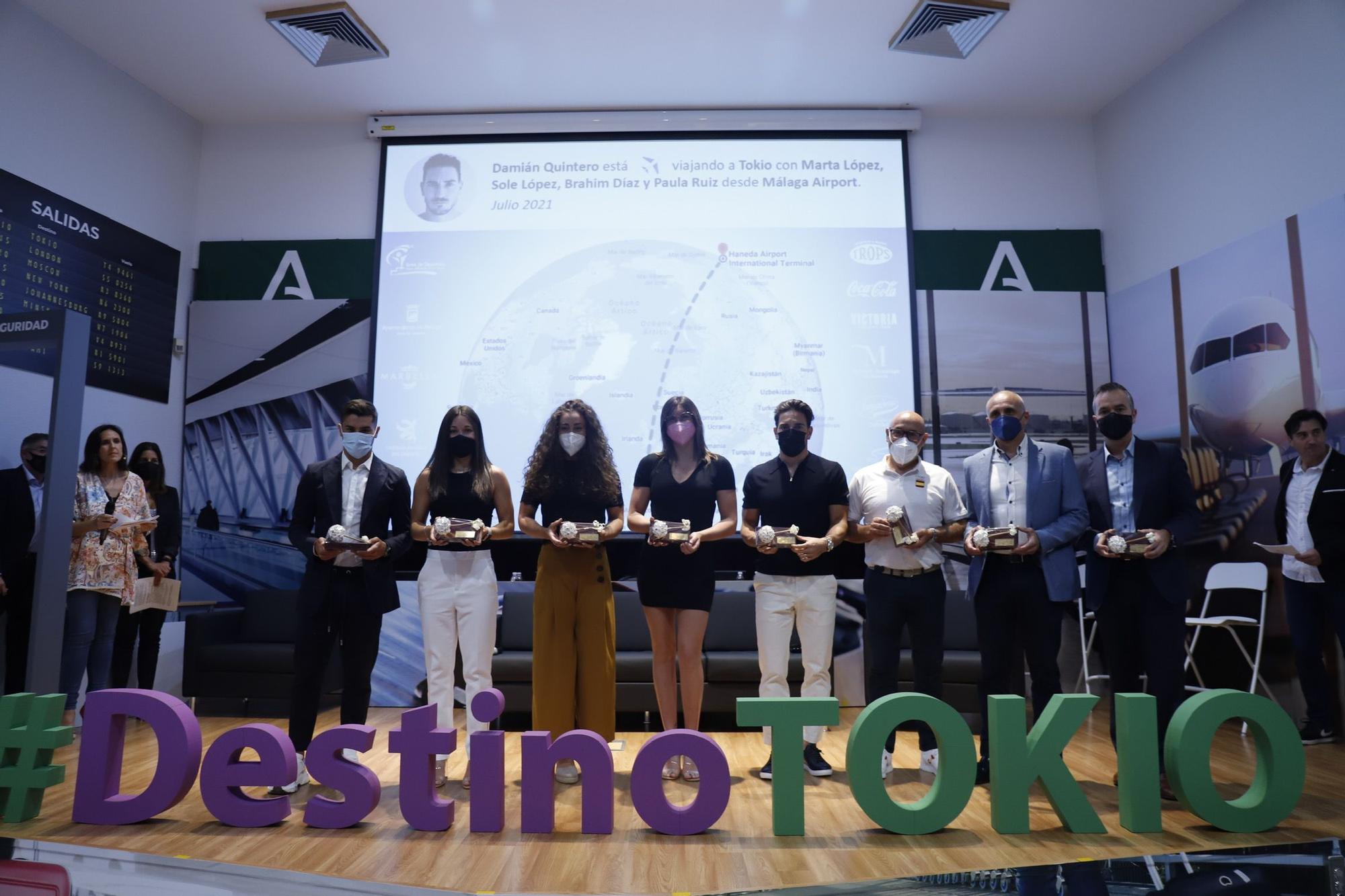Gala de los deportistas malagueños que viajarán a Tokyo 2020