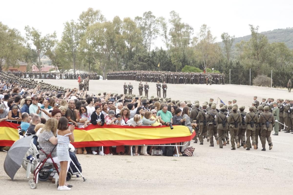 Jura de bandera en el Cefot de Cáceres