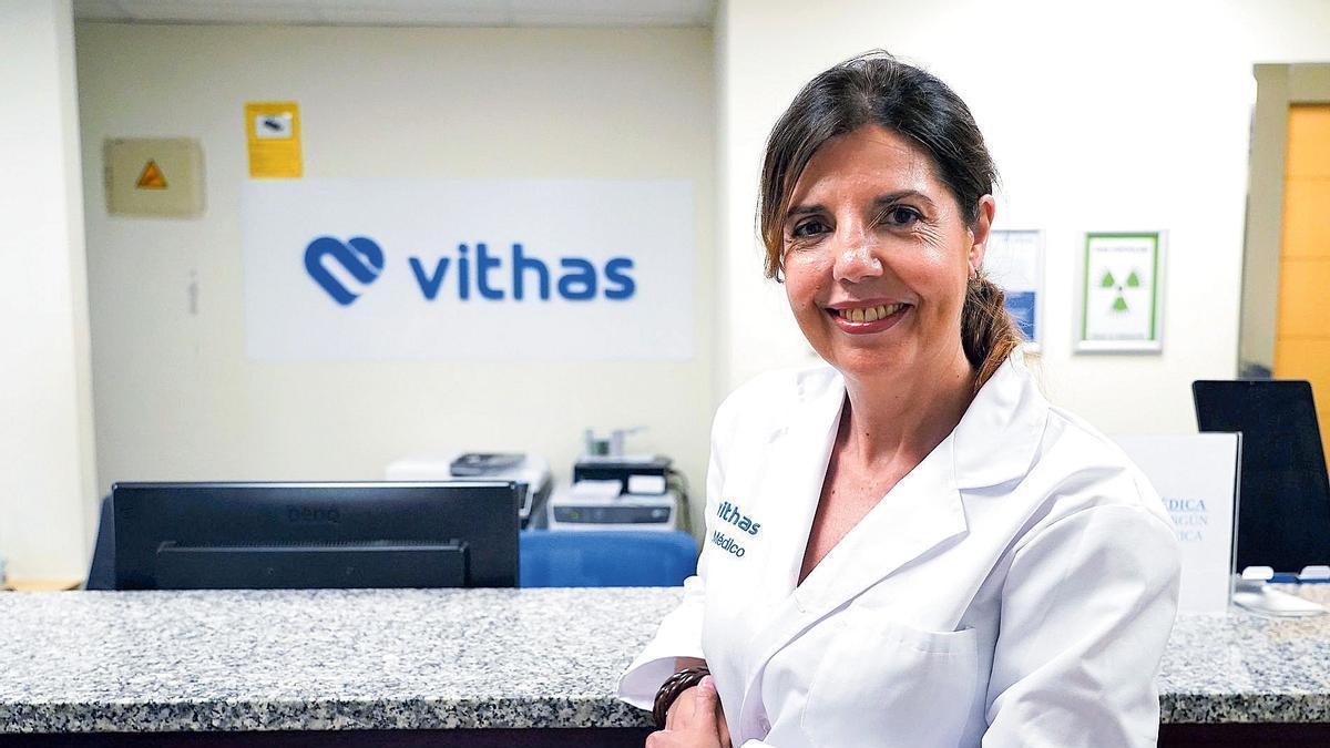 Marta Ribeiro en el Hospital Vithas Málaga donde ha sido nombrada responsable de la nueva Unidad de Mama.