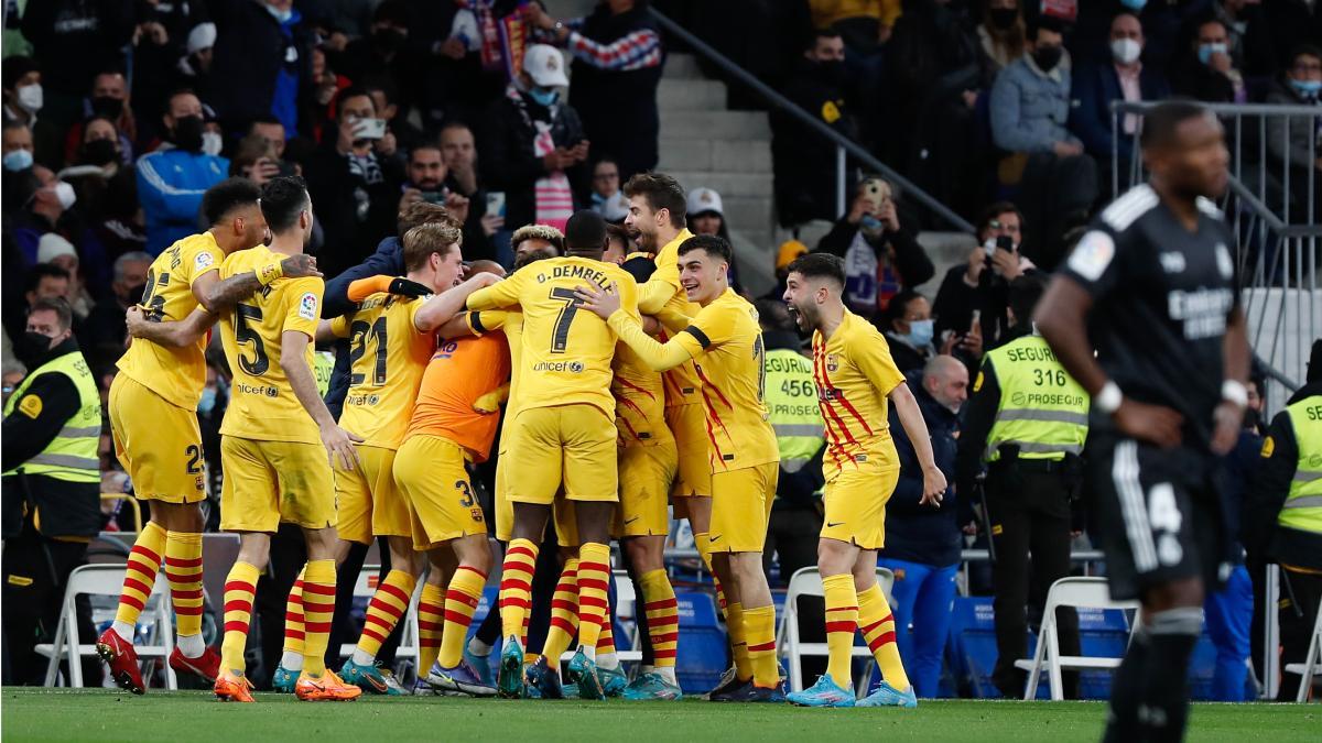 El Barça ha ganado 23 veces al Real Madrid en el Santiago Bernabéu en Liga, la última la pasada temporada (0-4)