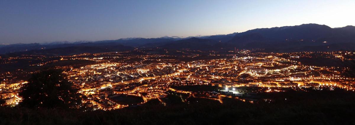 Vistas de Oviedo desde el Sagrado Corazón de Jesús