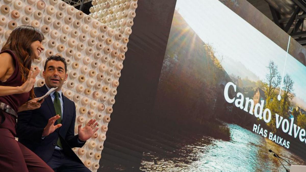 Luis López, al presentar en Fitur la campaña ‘Cando volves?’.