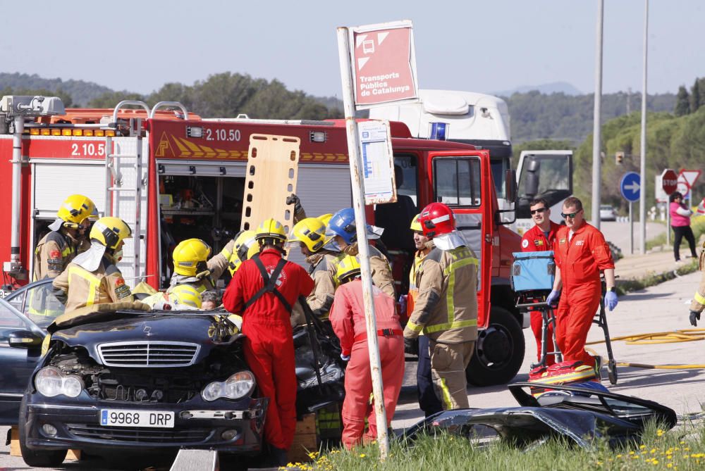 Accident a Pontós