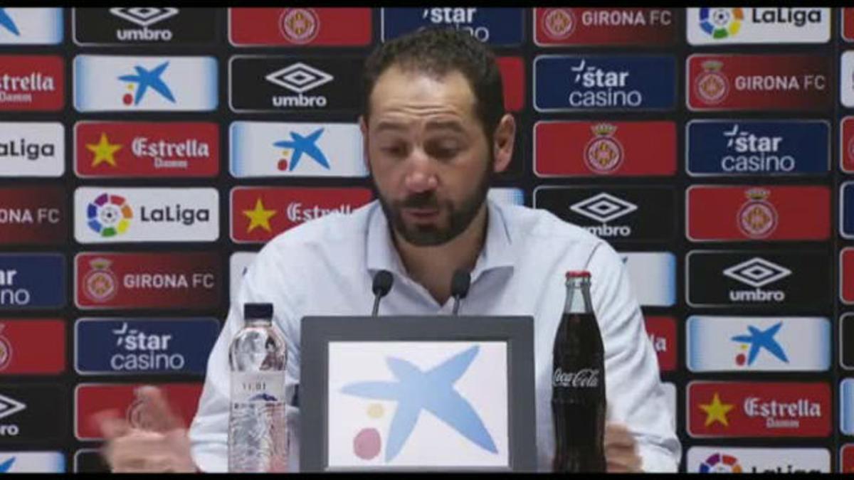 Machín cree que el Girona mereció ganar al Madrid