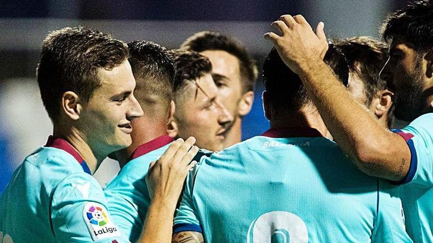 Jorge de Frutos fue el jugador más destacado en el triunfo granota 2-1 ante el Mallorca