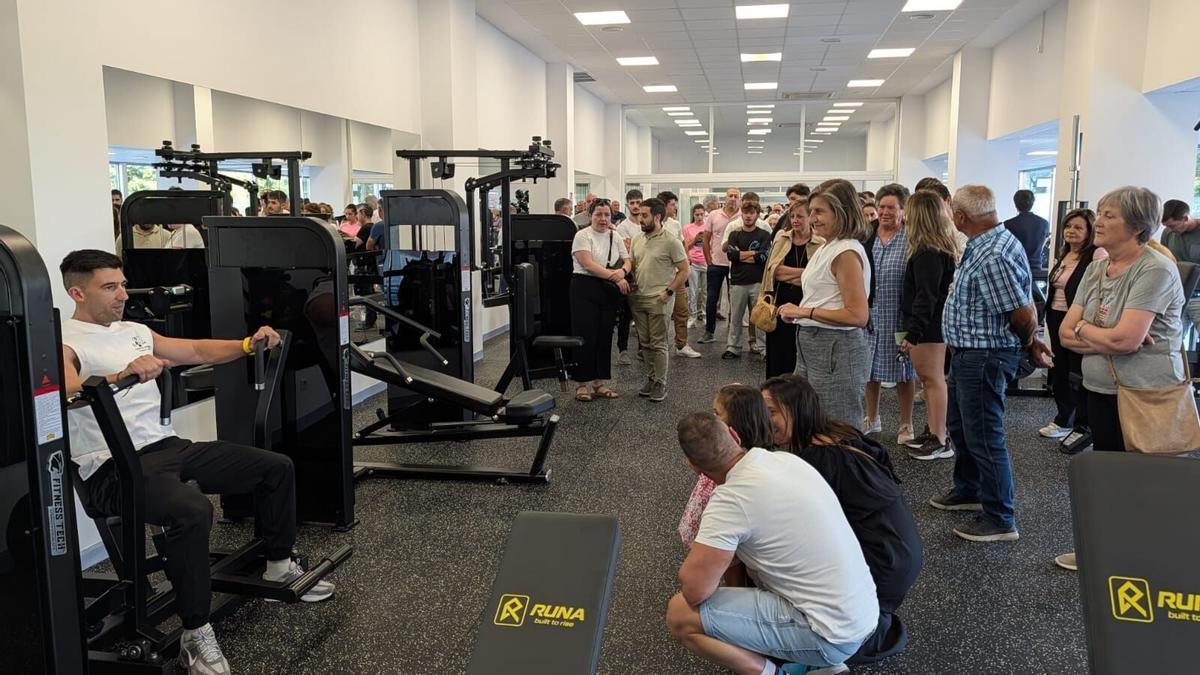 Imagen del gimnasio municipal de Forcarei, inaugurado en enero de 2020 y reabierto tras su modernización en julio de 2026.