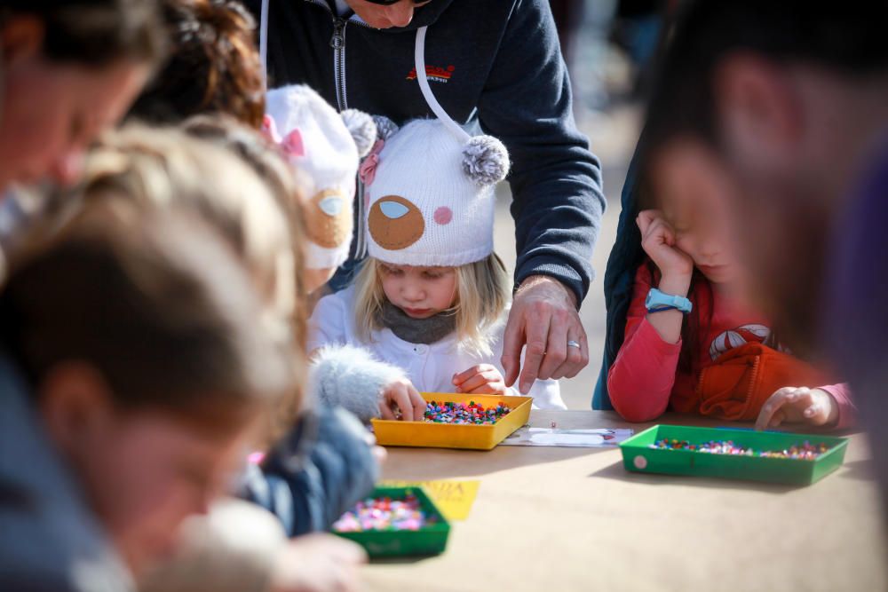 Sant Sebastià se acerca a los niños con la fiesta de sa Riera