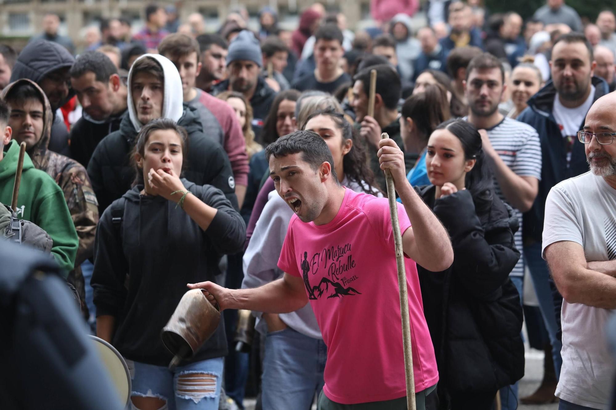 Protestas de los ganaderos y agricultores en Oviedo