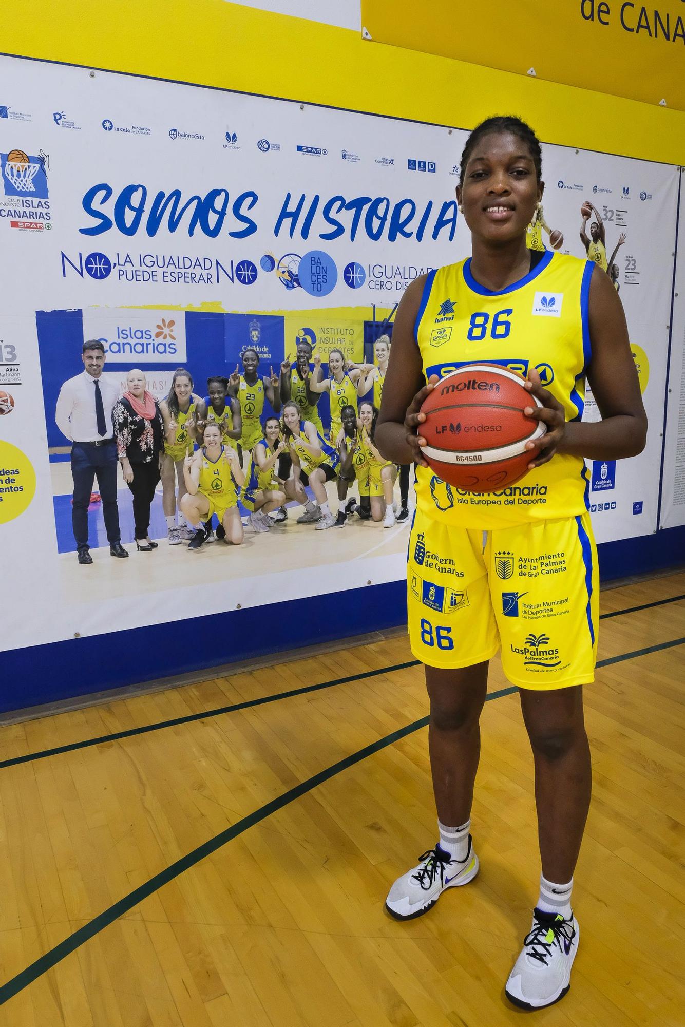 Lala Touré, jugadora del SPAR Gran Canaria