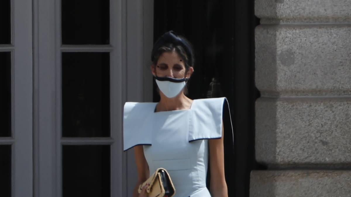 Inés Domeq, la invitada perfecta en la boda de Carlos Fitz James Stuart y Belén Corsini