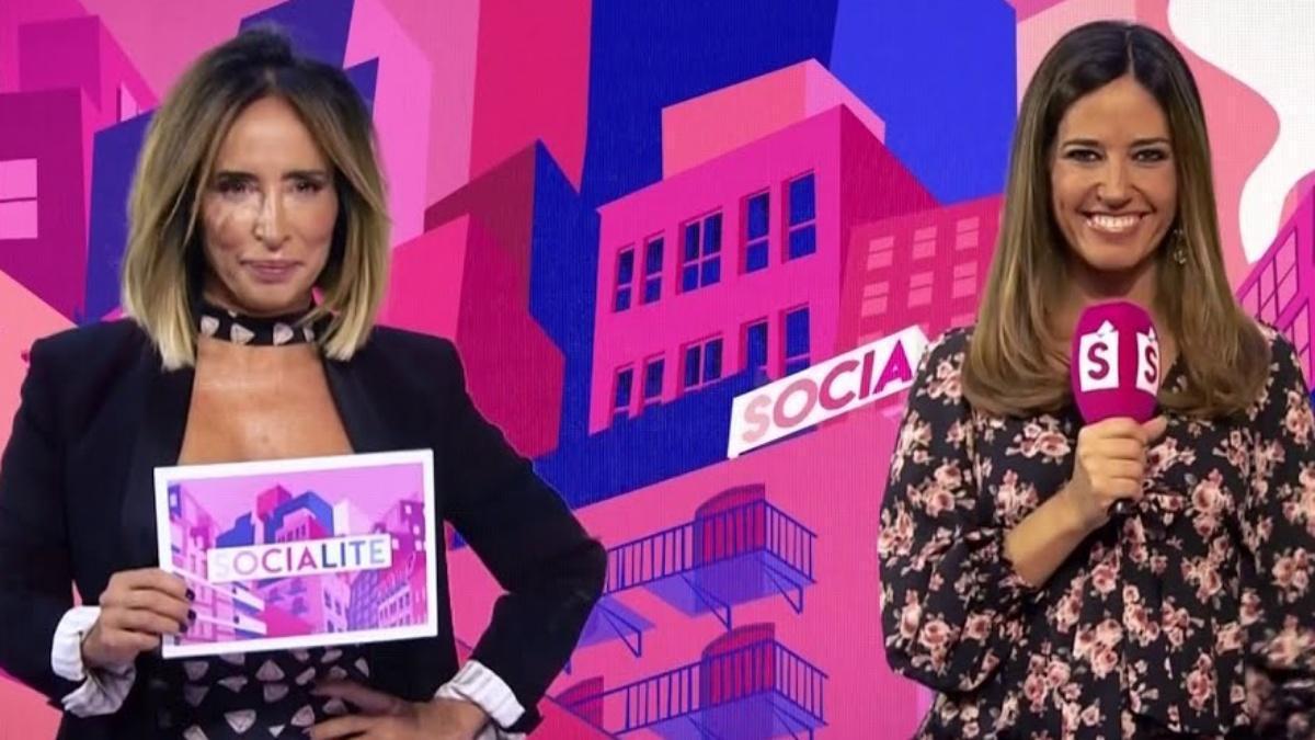 María Patiño y Nuria Marín en una promo de Socialité