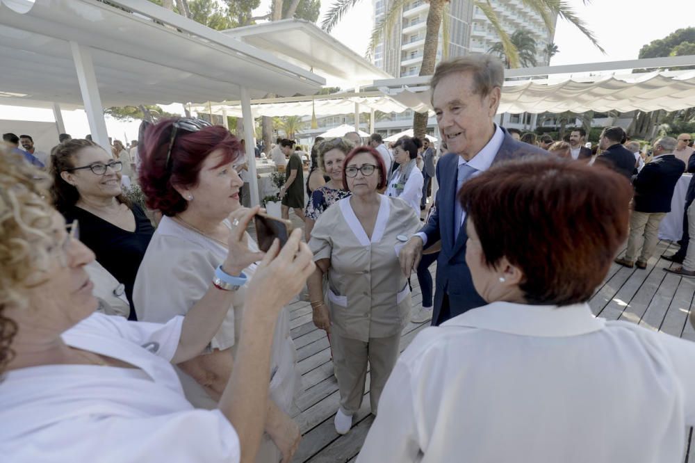 Gabriel Escarrer, fundador y presidente de Meliá, homenajeado por sus empleados