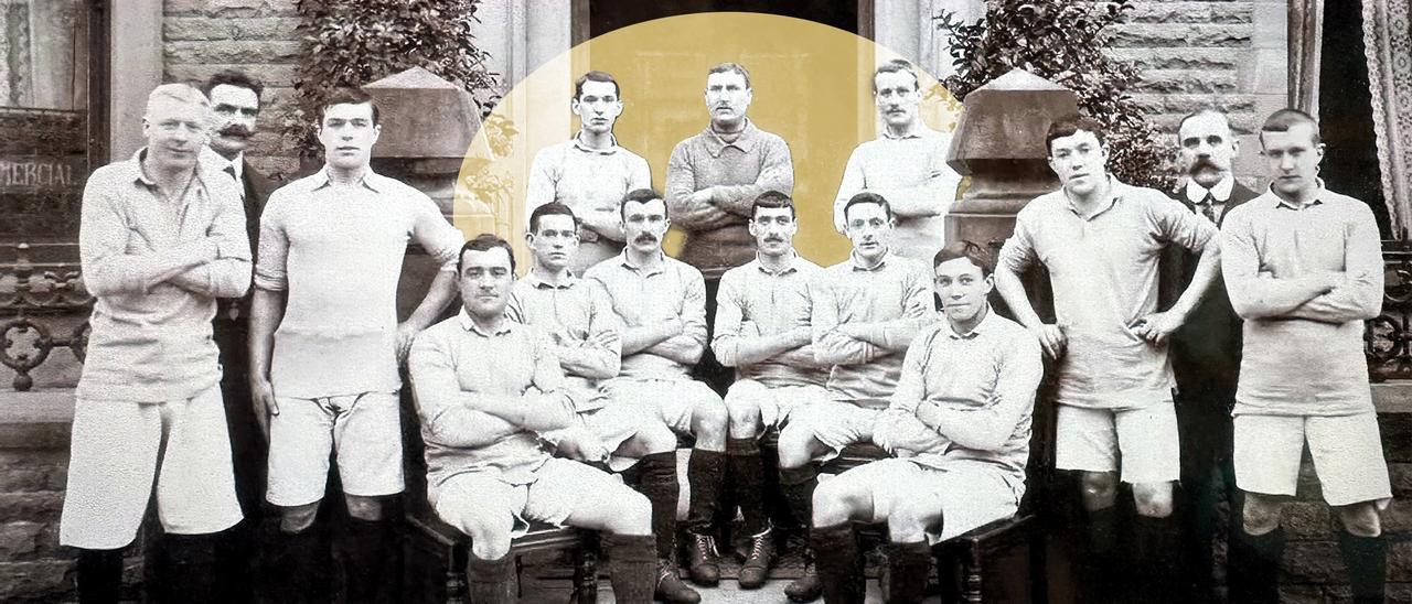 Los jugadores del City campeones de Copa en 1904.