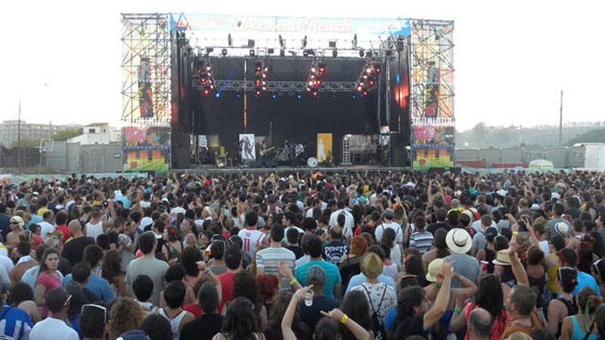 Muchachito, durante su multitudinario concierto.