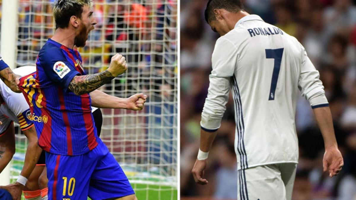 Messi y Cristiano Ronaldo, cara y cruz en este arranque de LaLiga Santander 2016 - 2017