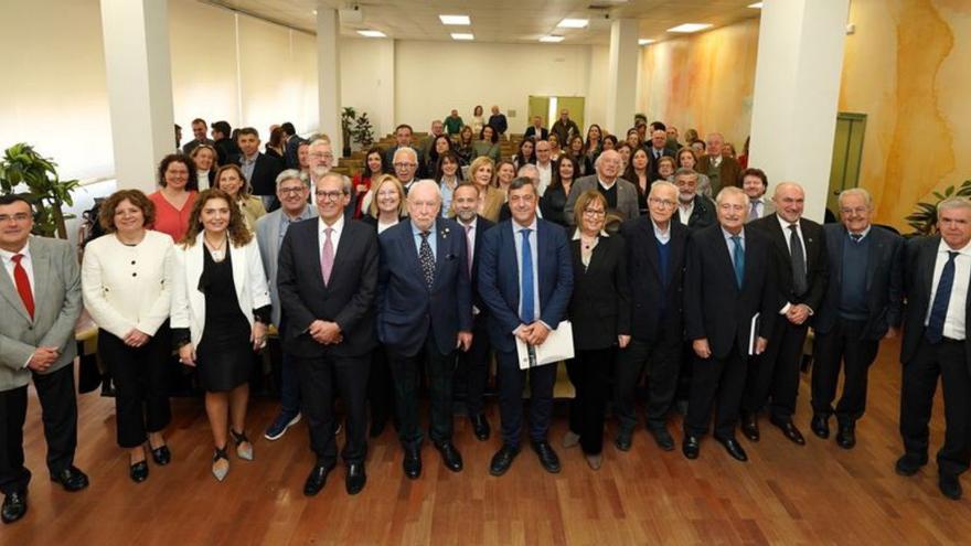 El acto de homenaje a los doctores honoris causa de Económicas.