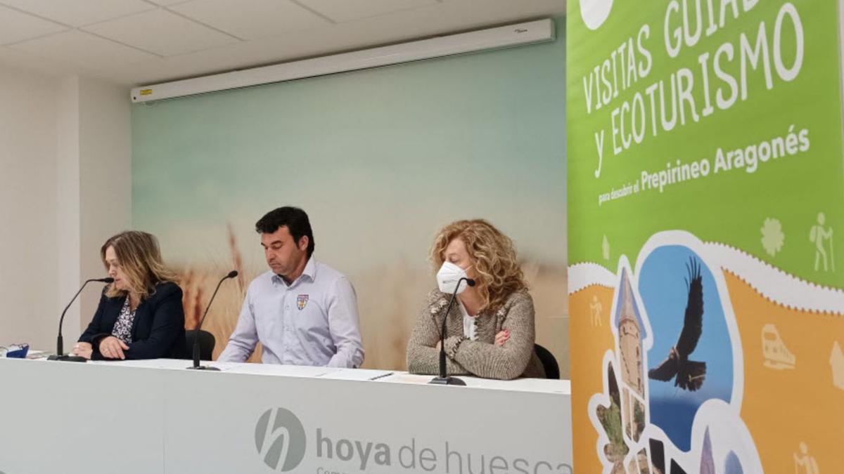 Presentación del nuevo proyecto de rutas por la comarca. | COMARCA HOYA DE HUESCA