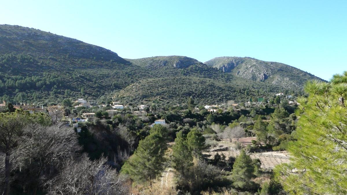 Las montañas de Benigembla que se han sacado a subasta