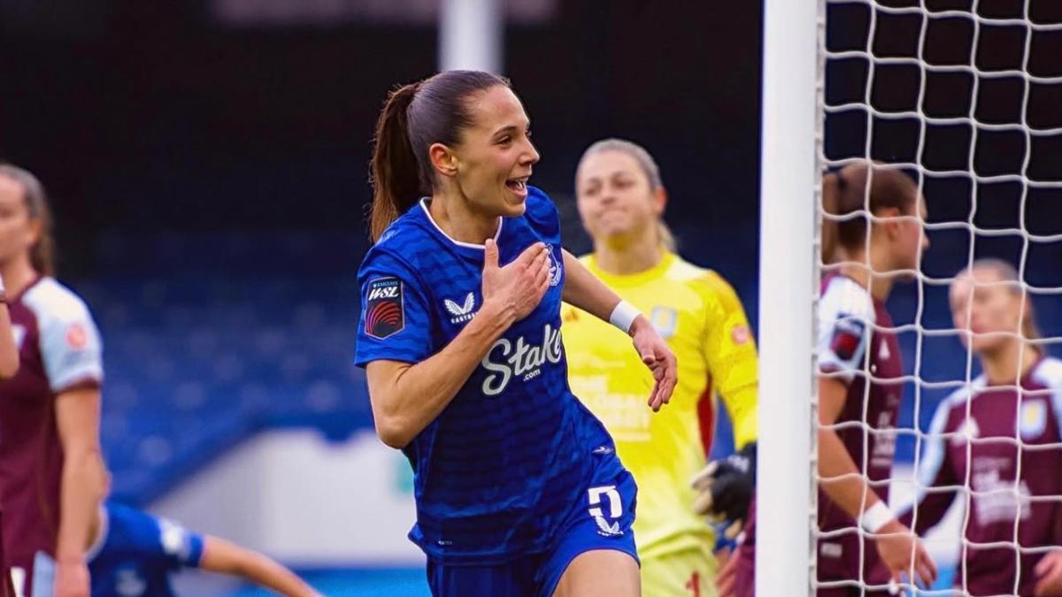 Martina Fernández, consolidada en la élite con el Everton de la WSL
