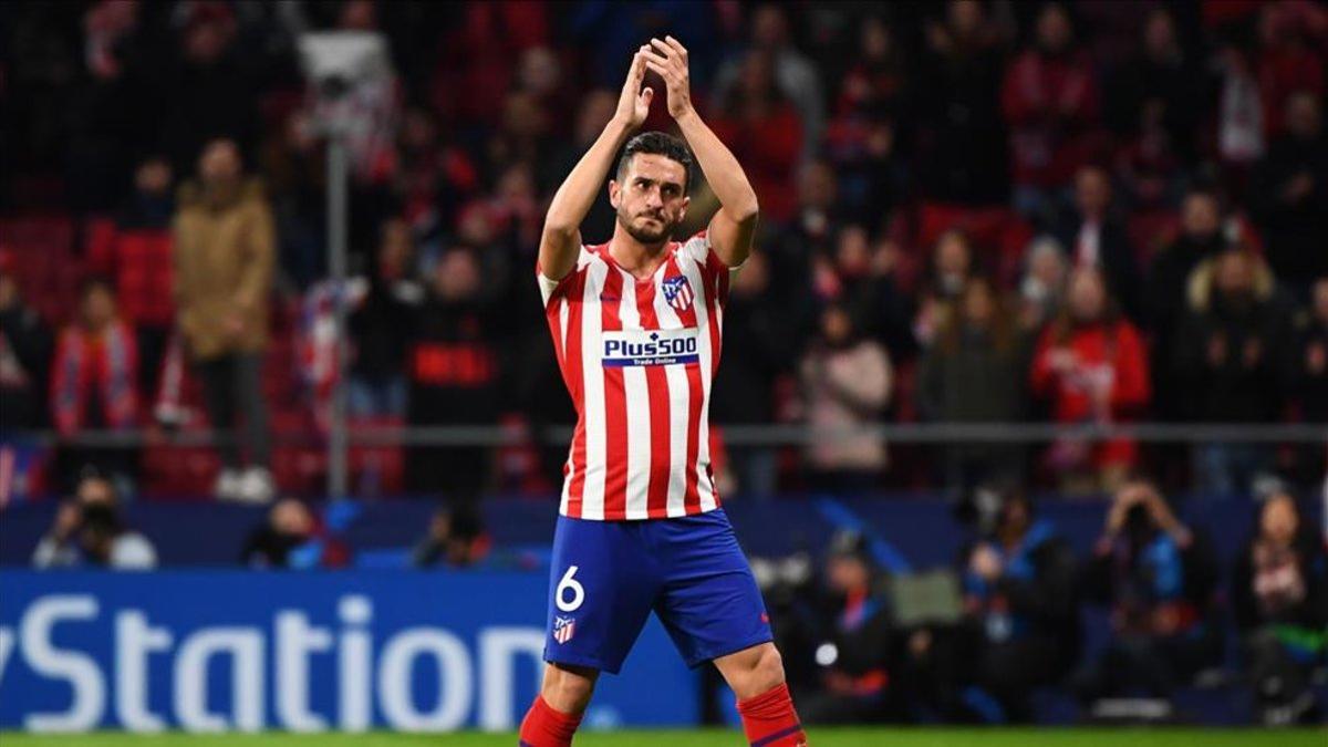 Koke terminó con molestias el duelo ante Osasuna