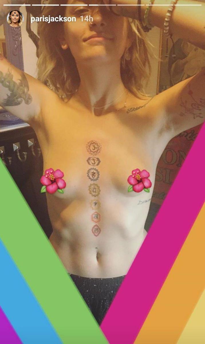 Paris Jackson y su topless