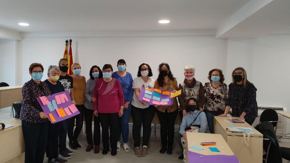 Participantes en los talleres organizados en la Comarca de Valdejalón. | SERVICIO ESPECIAL