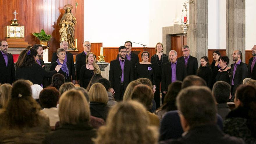 El Coro Ainur lleva a Santa Brígida  el XIII Festival de Música Religiosa