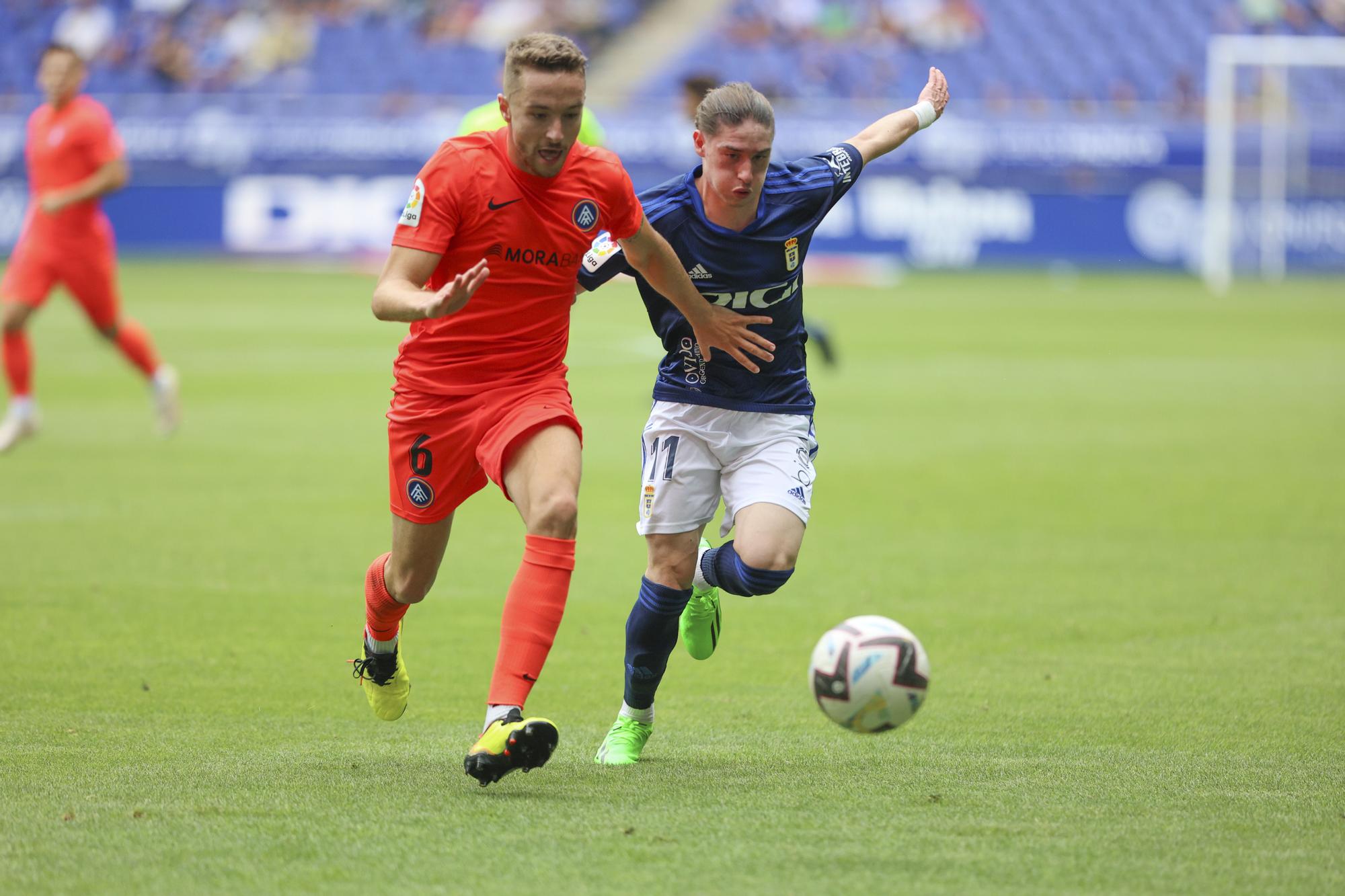 En imágenes: El Oviedo se estrena perdiendo por 0-1 contra el Andorra