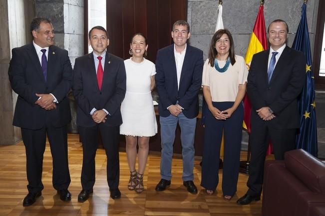 CLAVIJO SE REÚNE CON LOS ALCALDES DE LAS CUATRO ...