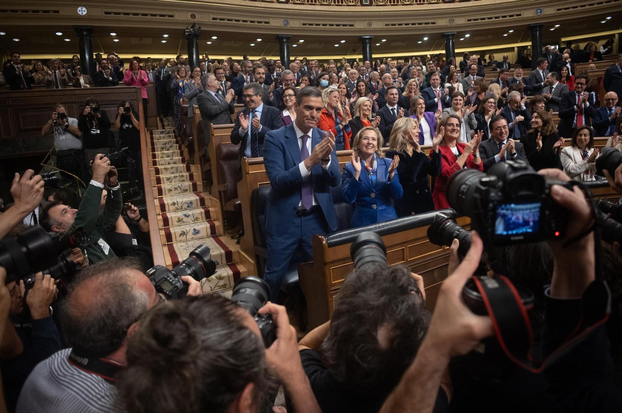 Les millors imatges de la investidura de Pedro Sánchez