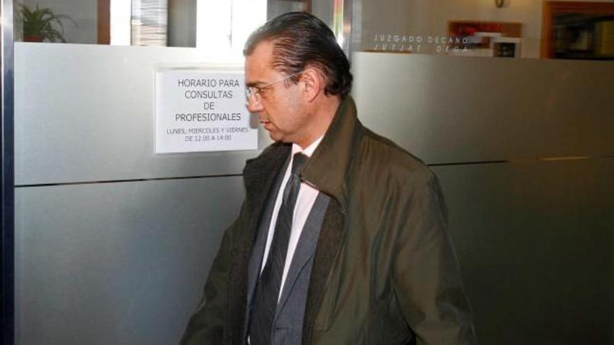 Miquel Ángel Flaquer, cuando declaró por el caso Can Domenge en diciembre de 2007.