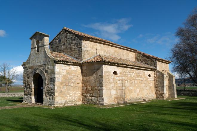 Iglesia visigoda de San Juan Bautista (la iglesia más antigua de España). Baños de Cerrato, Palencia.