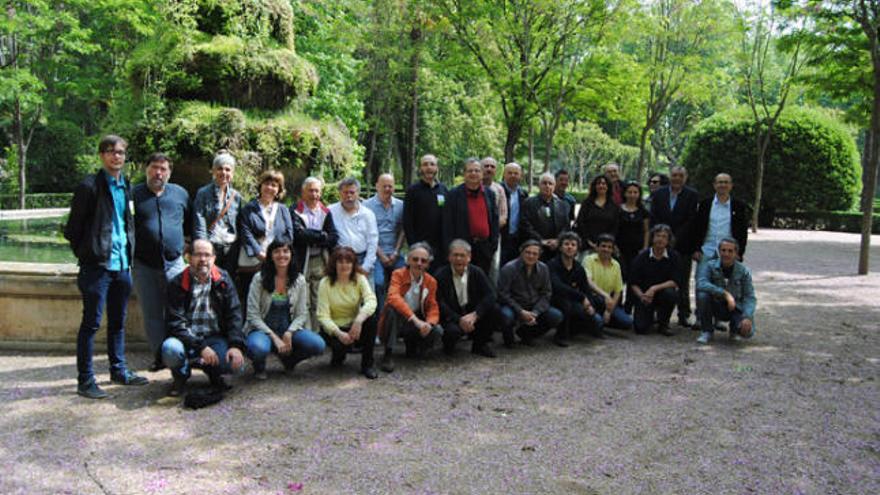 Els representants de les candidatures d&#039;ICV-EUiA-EPM a Girona.