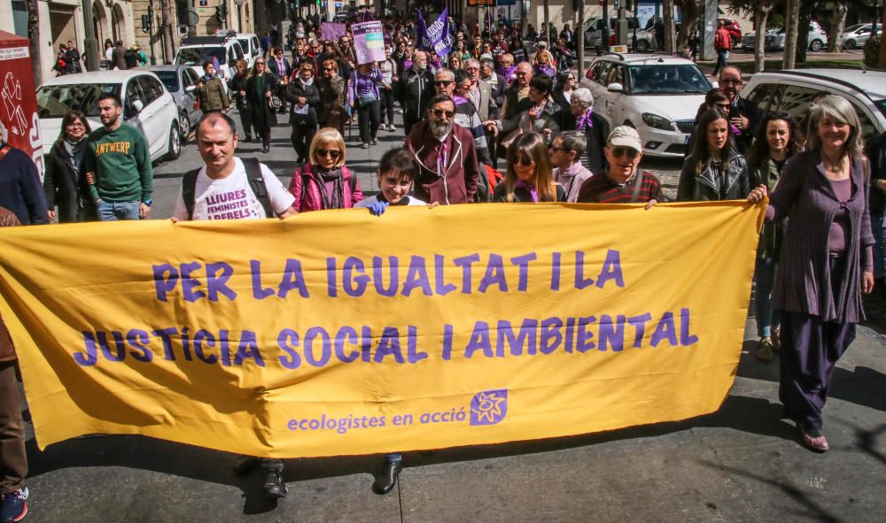 Movilización feminista en Alcoy