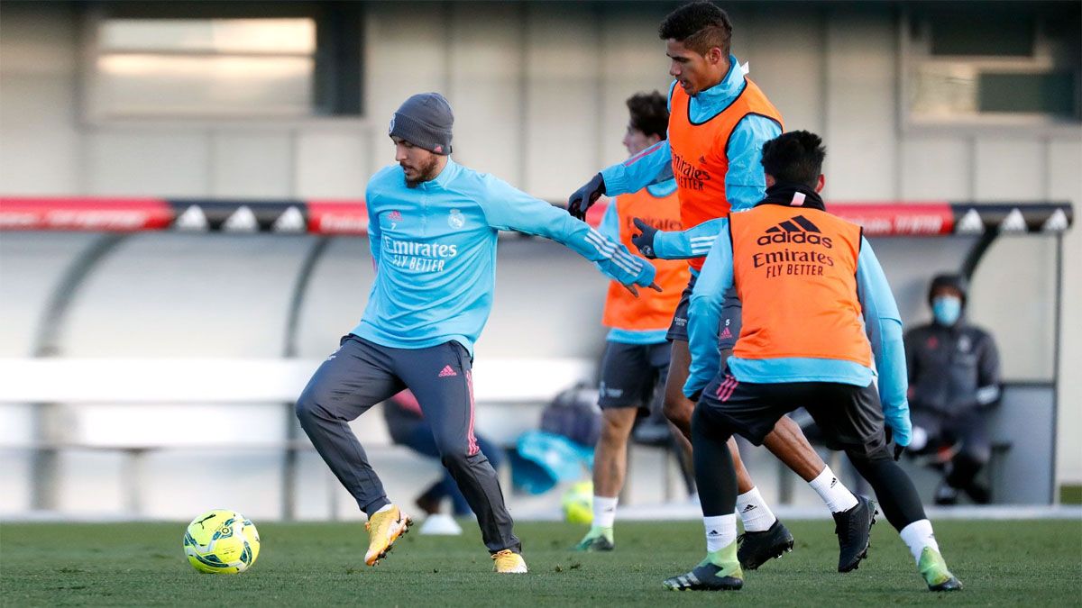 Ramos no se entrenó con sus compañeros el primer día del año