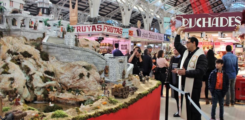 El belén del Mercado Central, al detalle