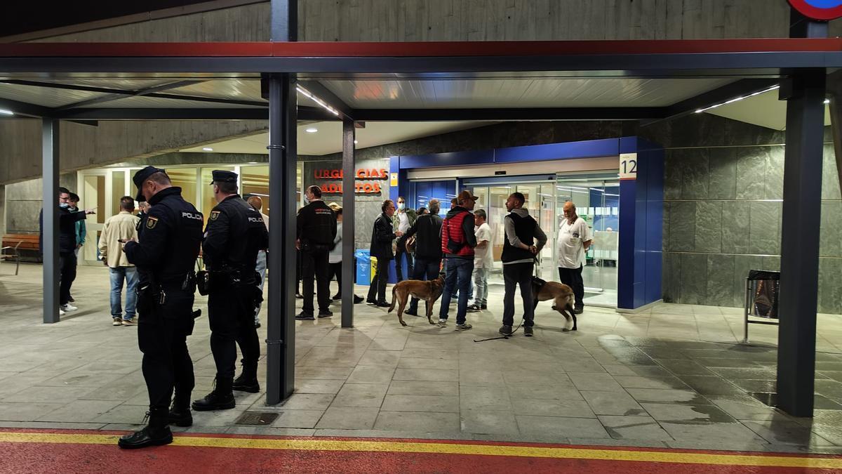 Amenaza de bomba en el Hospital Universitario Central de Asturias.