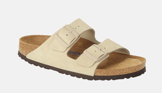 Sandalias planas Birkenstock en color baige