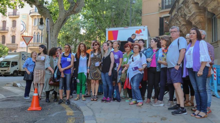 Juicio a tres agentes por acosar a la policía local de Palma Sonia Vivas