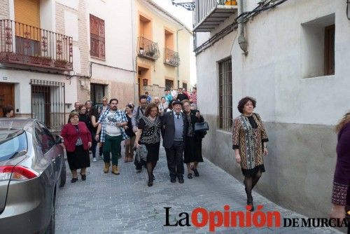 Inauguración calle Pablo Guerrero en Caravaca