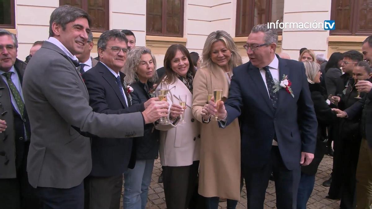 INFORMACIÓN y Prensa Ibérica felicitan las fiestas reuniendo a representantes de toda la provincia