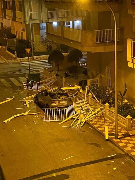 Efectos del temporal en la Safor