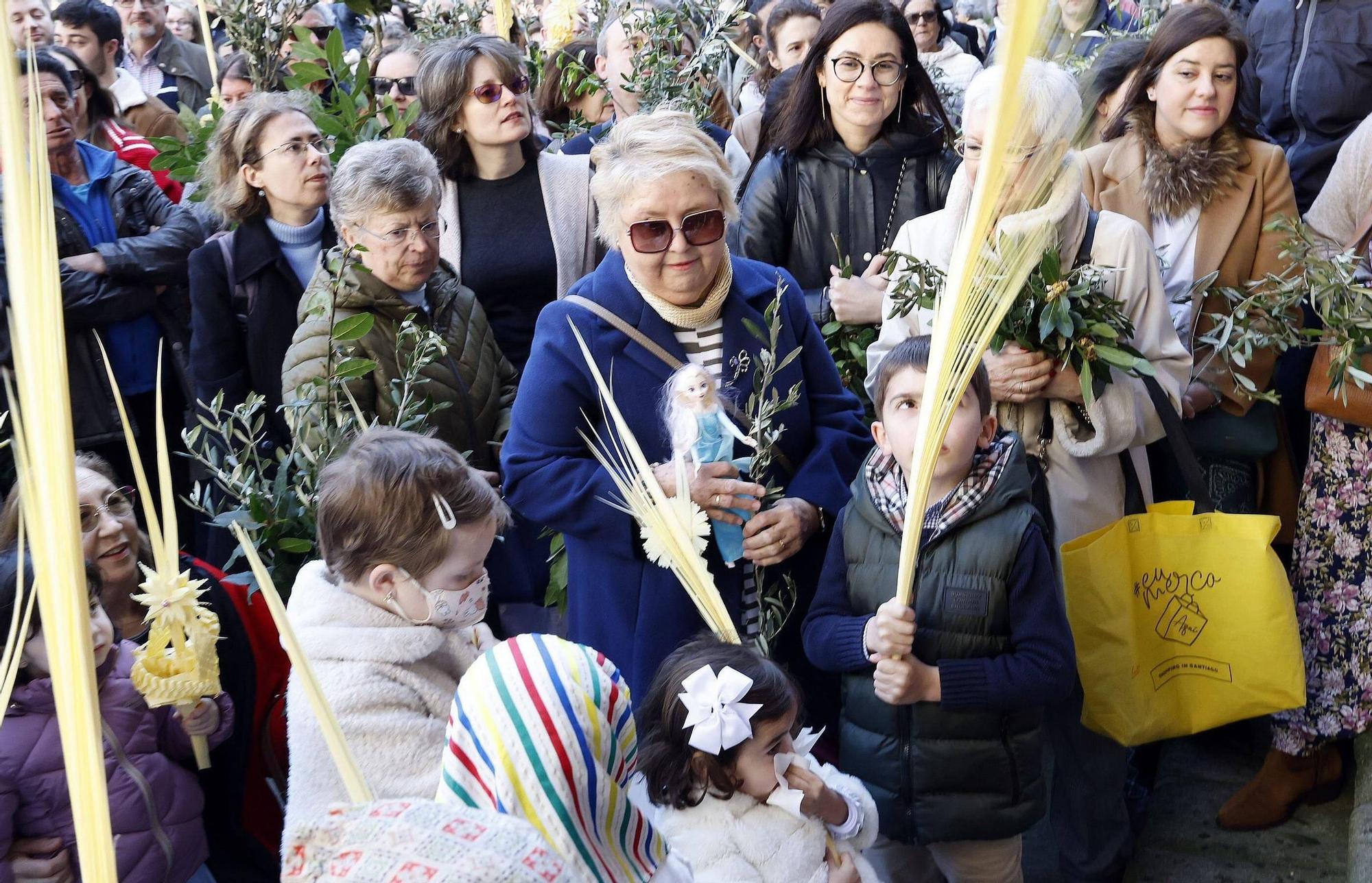 Así ha sido la procesión de la borrequita en Santiago