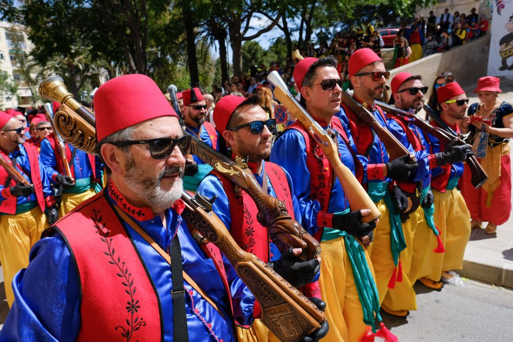 Traslado del santo en los Moros y Cristianos de Elda