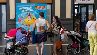 Asfixia en el vestíbulo de la estación de tren de Alicante