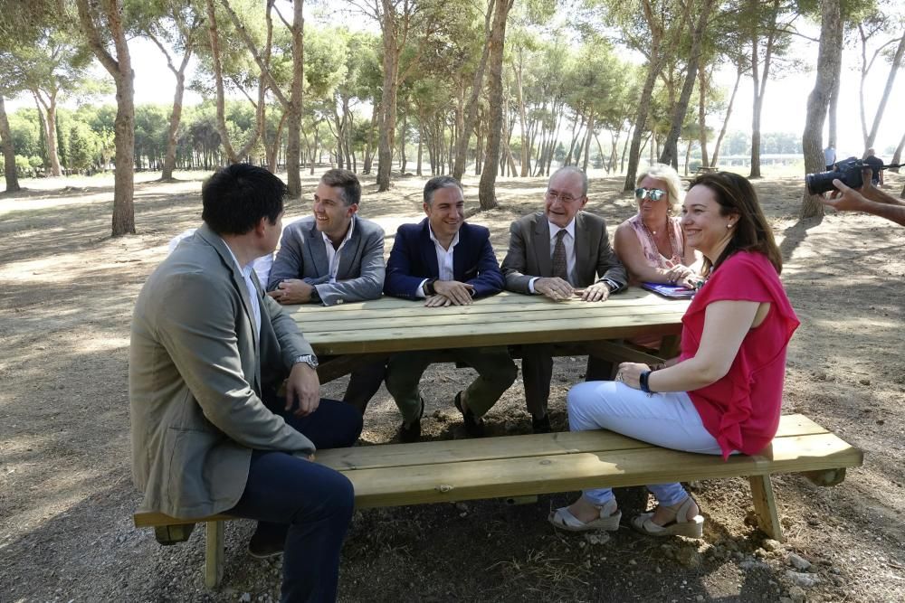 Inauguración del parque del Campamento Benítez.