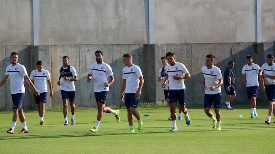 El Málaga regresa al Anexo para entrenarse.