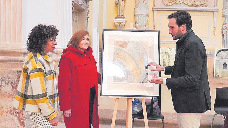 La DPH realiza un importante hallazgo pictórico en la Cartuja de las Fuentes