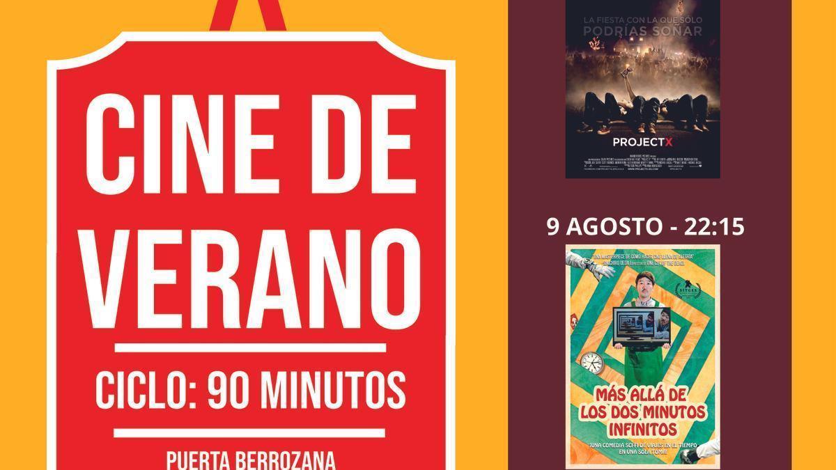 Cine de verano, en agosto, en Plasencia.